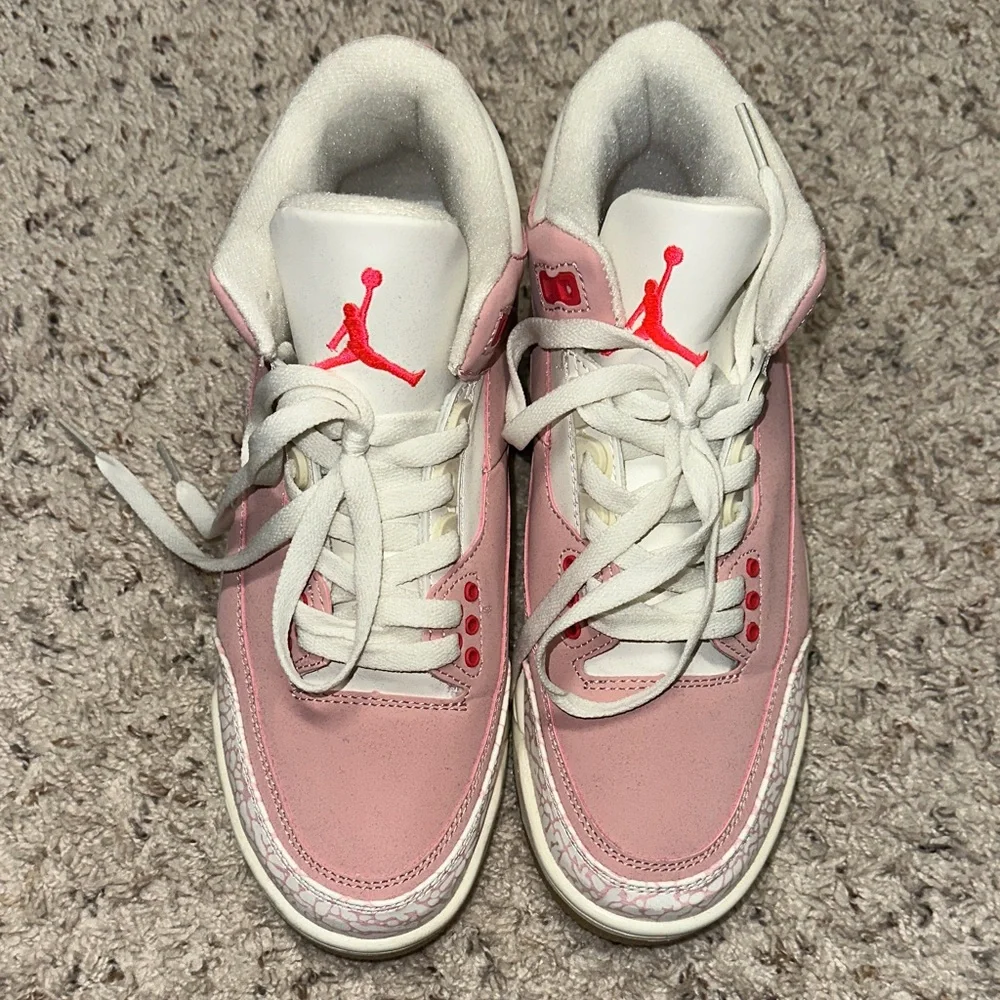 Jordan Women's Shoes in Pink and White - Picture 1 of 10